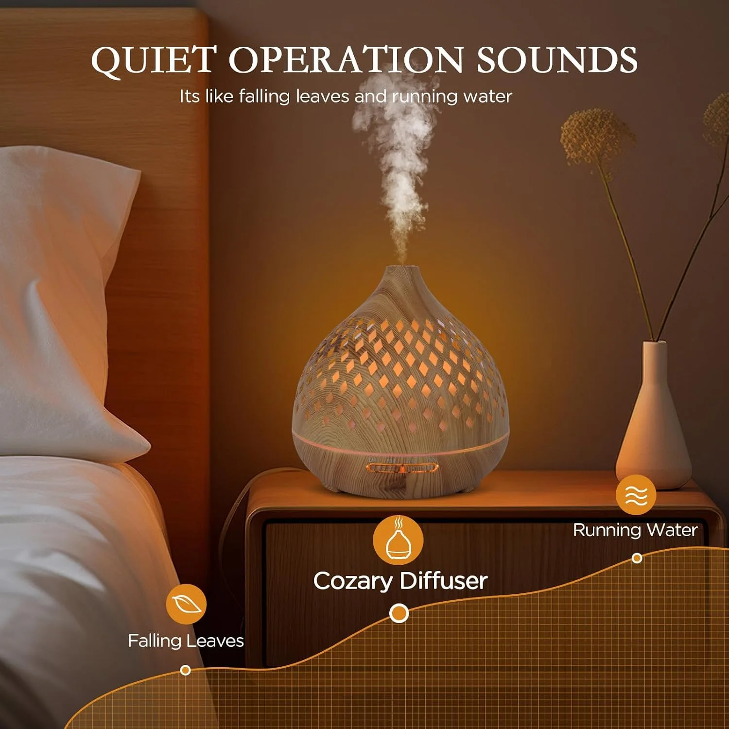 Cozary Diffuseur d'Huile Essentielle