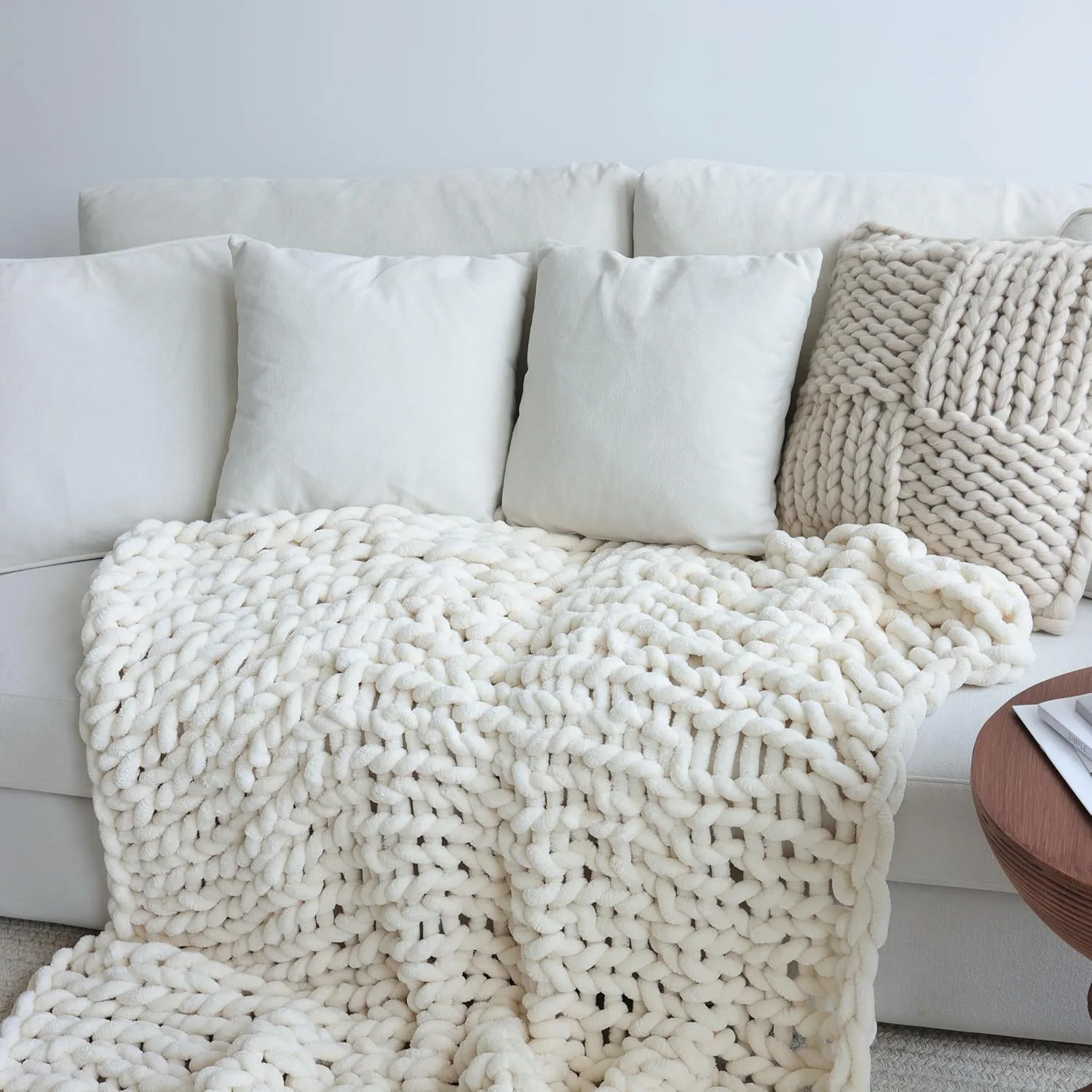 Maetoow Couverture en Chenille