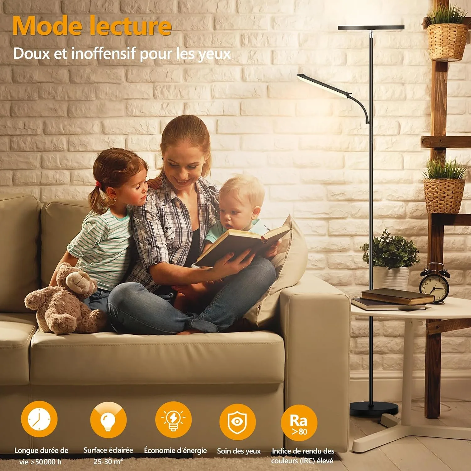 Yicaizi Lampadaire LED