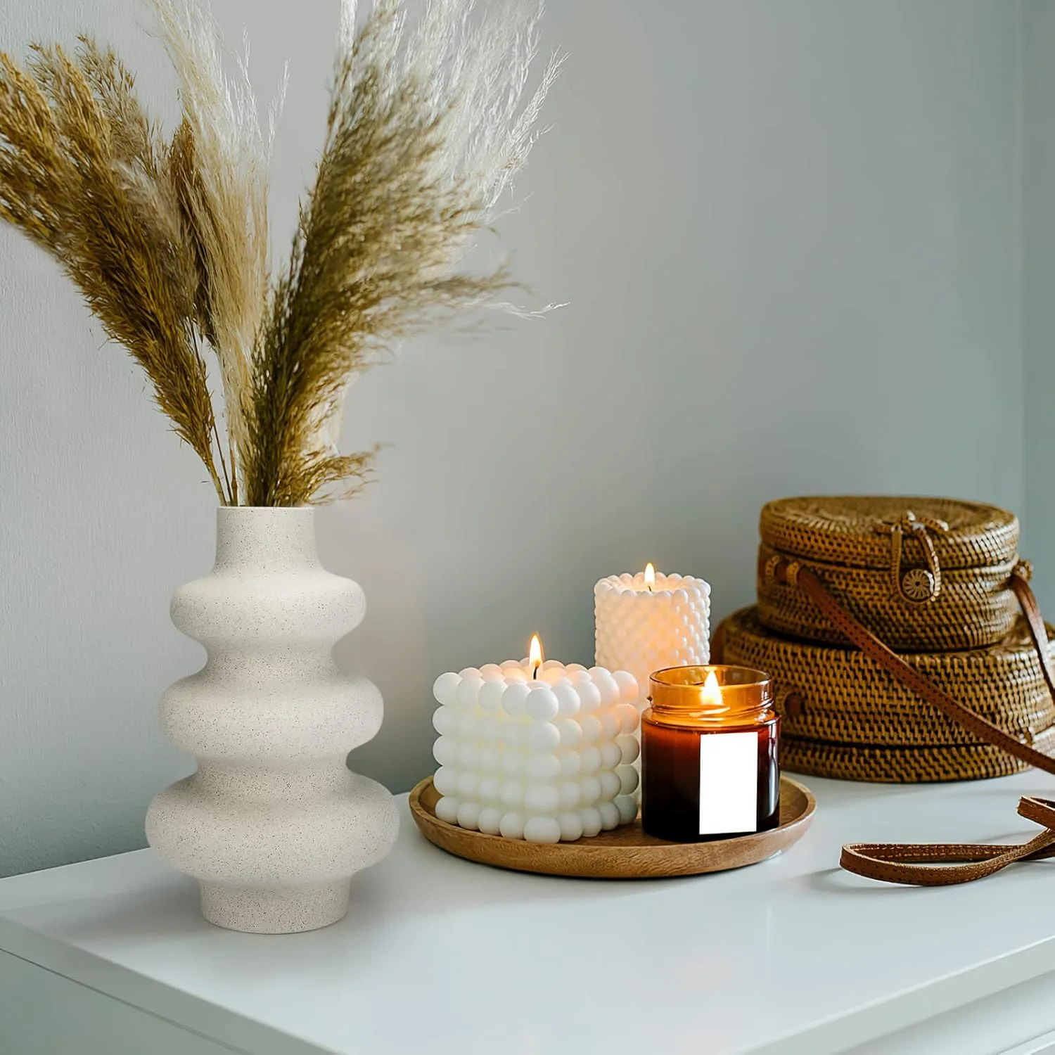 Vase Decoratif en Ceramique