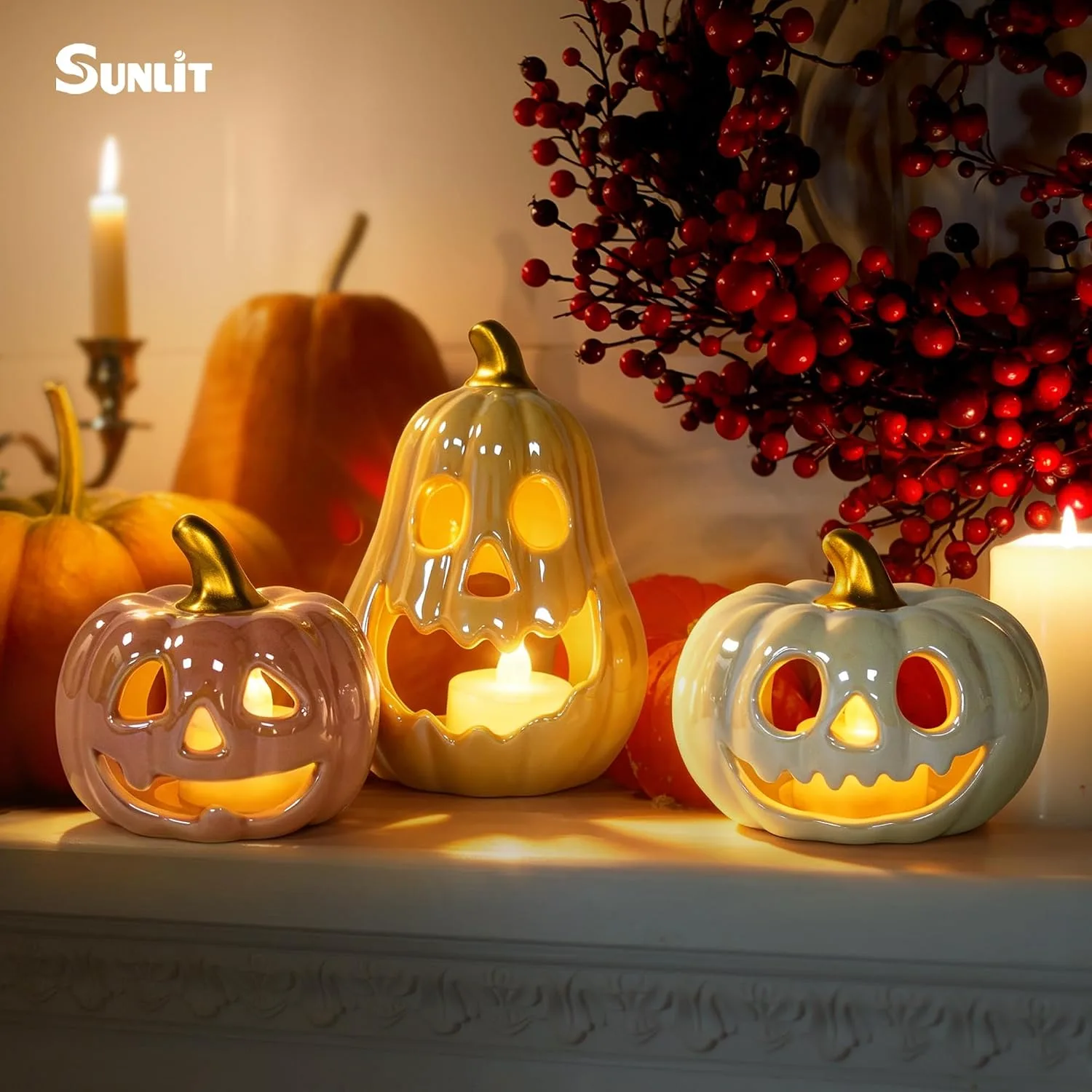 Sunlit Jack-O-Lantern