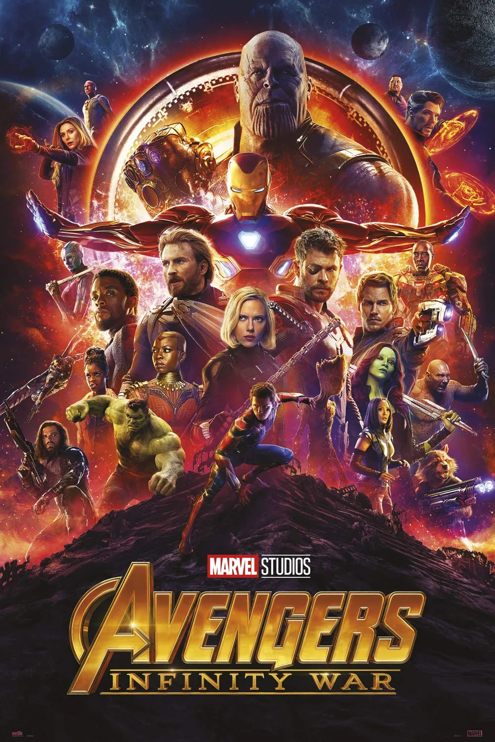 Grupo Erik Avengers Infinity War
