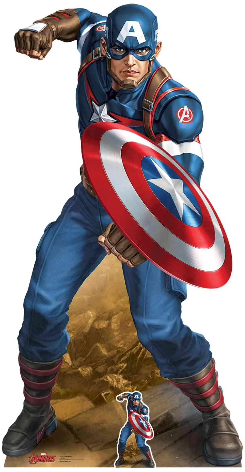 Star Cutouts Captain America Vibranium Shield