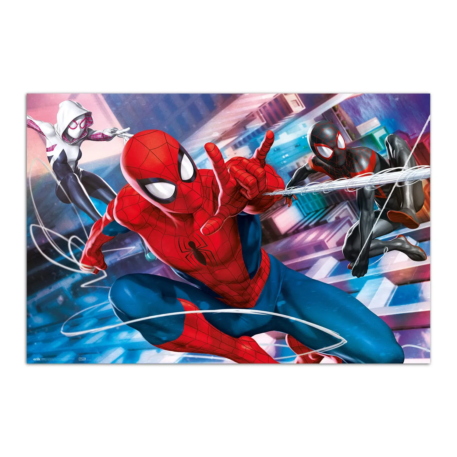 Grupo Erik Spider-Man Peter Miles Gwen