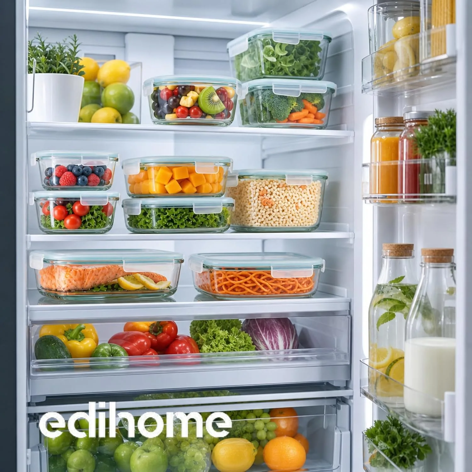 Edihome Boîte Alimentaire Hermétique
